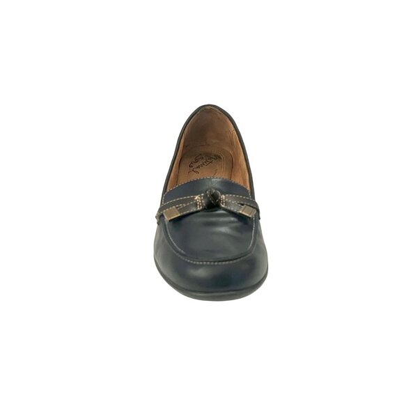 Natural Soul Naturalizer GRACEE Bow Blue Flat Loafers All Through Comfort 9.5 M - Picture 3 of 10